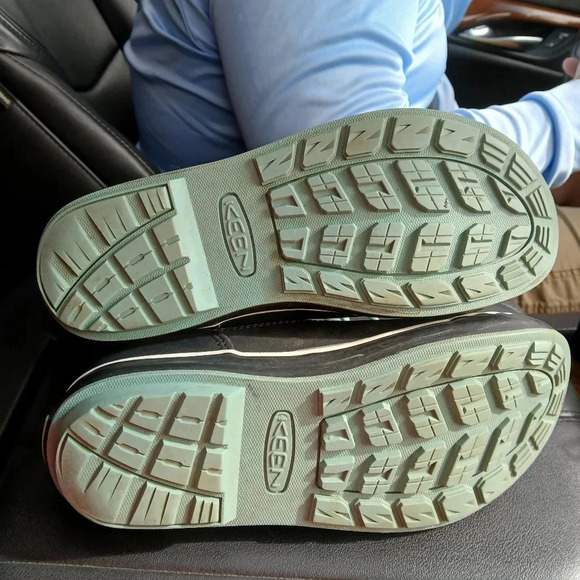 Keen Elsa Green and Black Leather Winter Boots Size 6 Snow Boot Waterproof - Picture 8 of 10